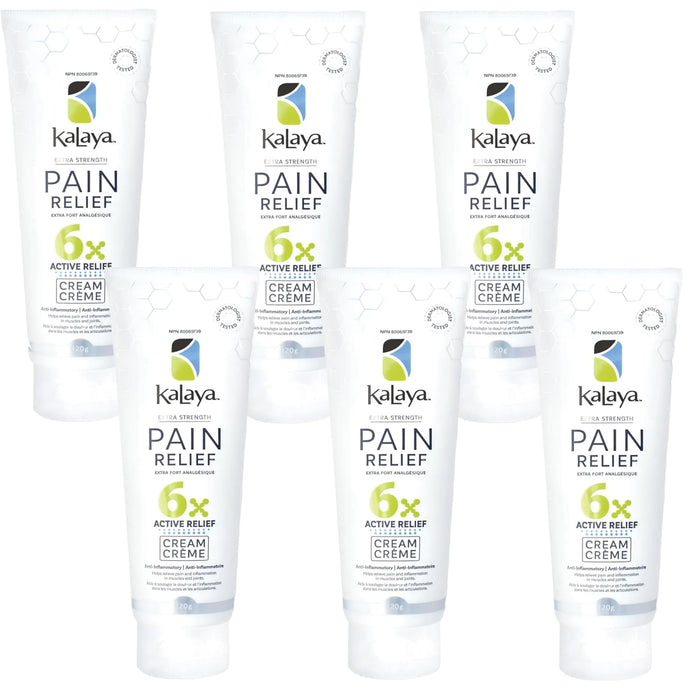 Multiple bottles of Kalaya Pain Relief 120g cream tubes 