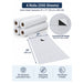 BodyBest disposable massage table sheets 4-roll pack with 200 sheets total