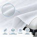 Oil-resistant non-woven disposable massage table sheet with soft laminated material