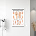 Manual Lymphatic Drainage Laminated Poster hanging on the wall