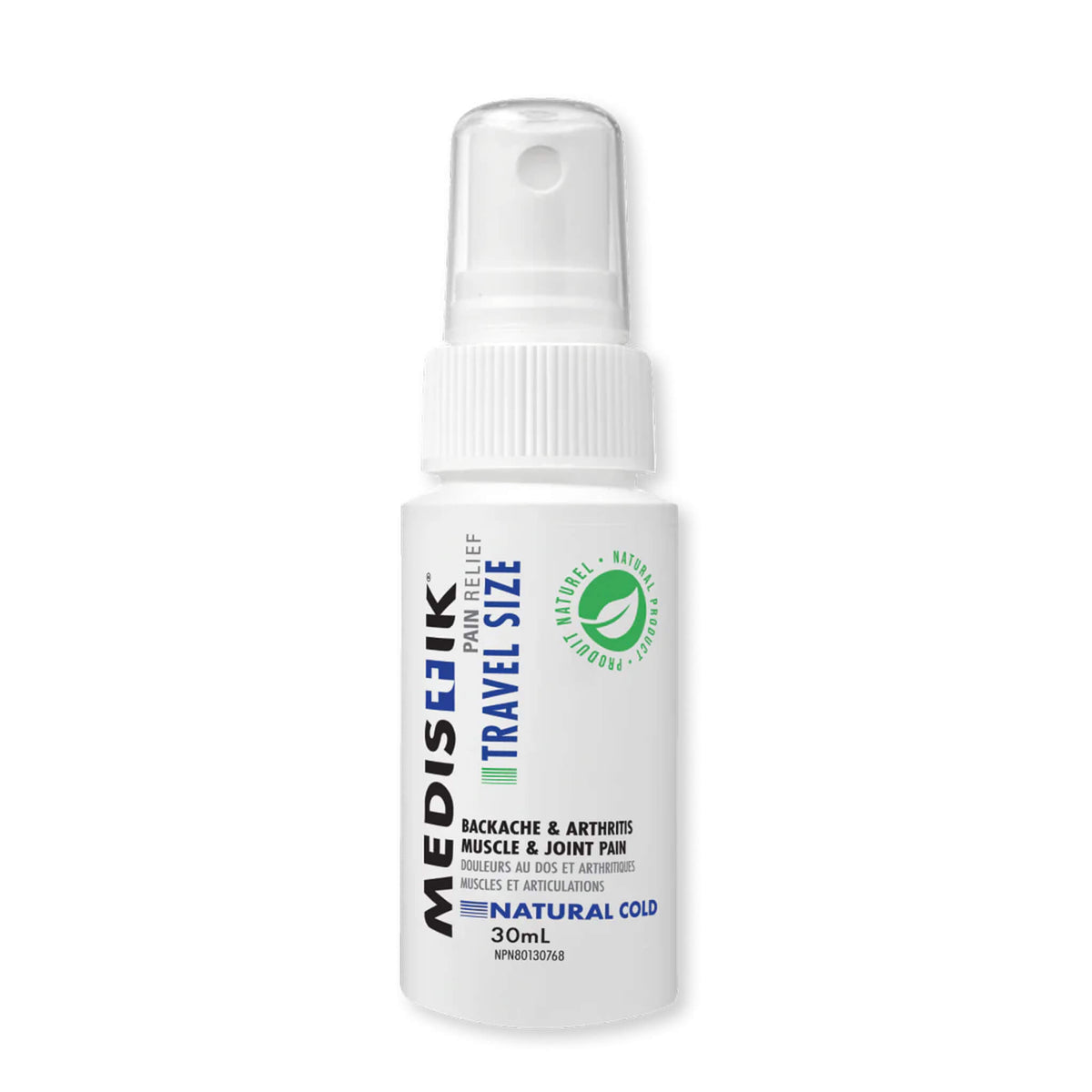 MEDISTIK Natural Cold Mini Spray – Cooling Relief for Muscles & Joints