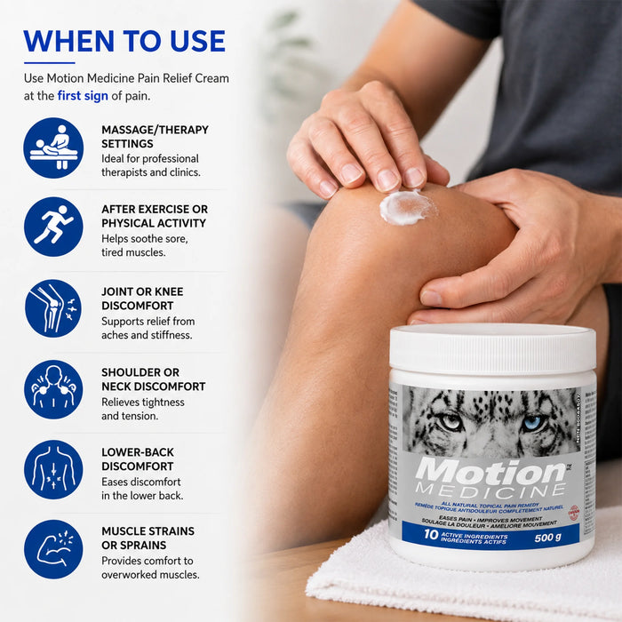 Motion Medicine Pain Relief Cream 500g