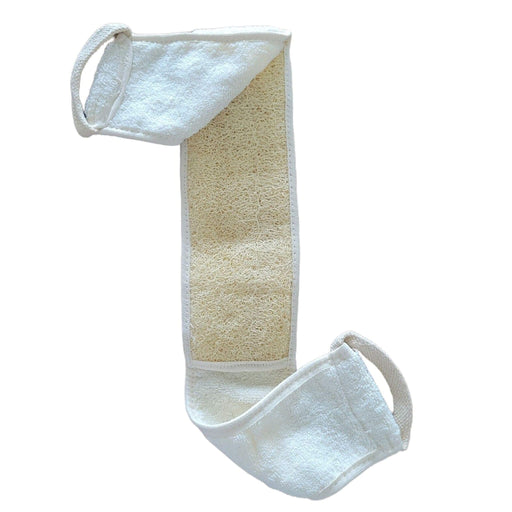 Natural Egyptian Loofah Luxe Back Strap from Mumo