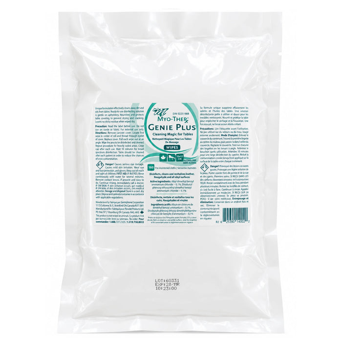 Myo-Ther Genie Plus Canister wipes refill pouch 