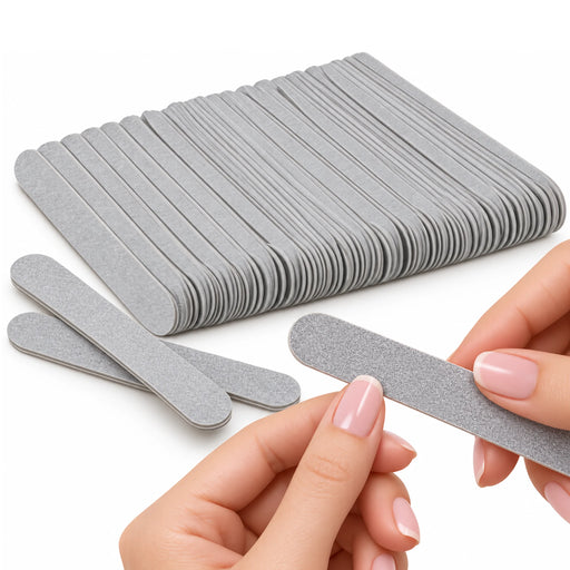 disposable regular nail files with grit 100/180 zebra 50pcs
