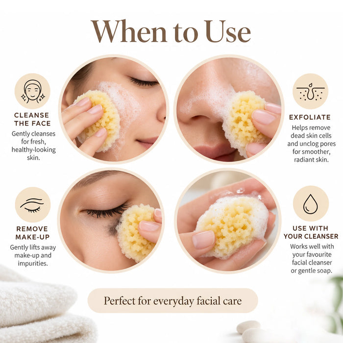 Natural Cosmetic Sponge 2pc