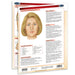 An instructional reference chart titled 'Bilateral Points of the Face' from Parmacris, showing a labeled front-facing female face with numbered points and surrounding text, with a second overlapping page visible behind it.