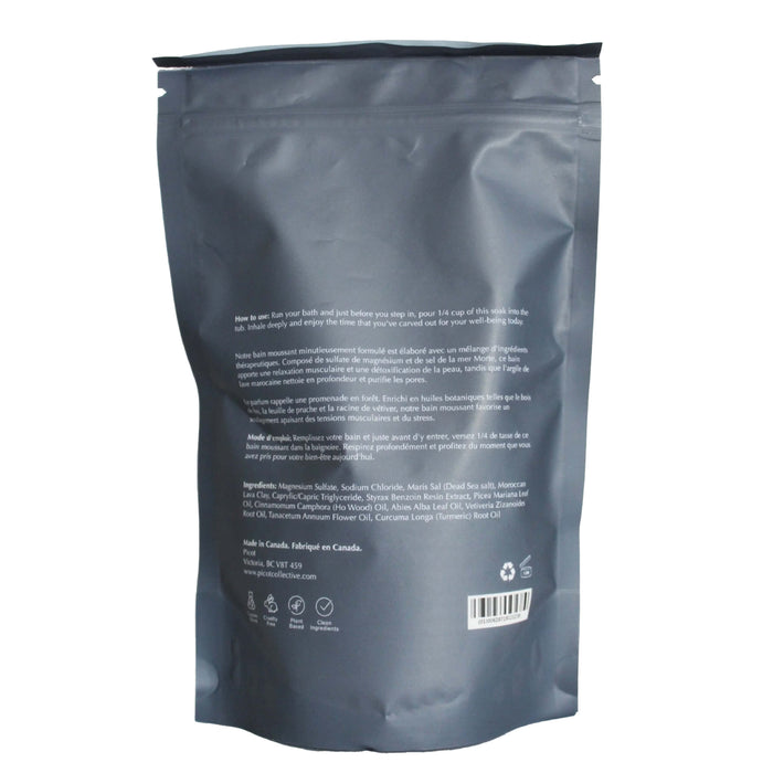 Picot Collective Wildwood Bath Soak back of package