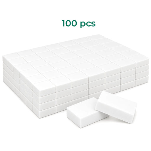 Premium Mini Nail Buffers 100 pc in white color 
