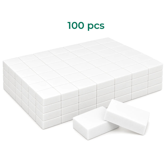 Premium Mini Nail Buffers 100 pc in white color 