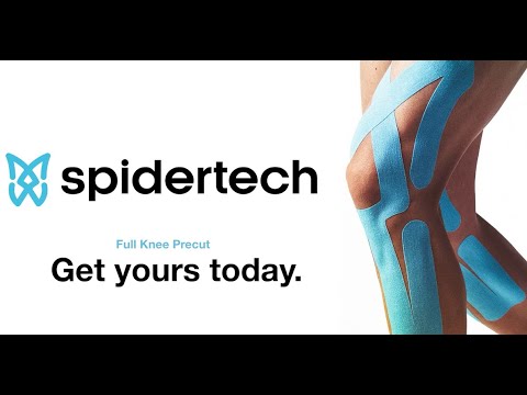 SpiderTech Full Knee One Piece Pre-Cut Tape