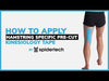 Spidertech Pre Cut Hamstring How To