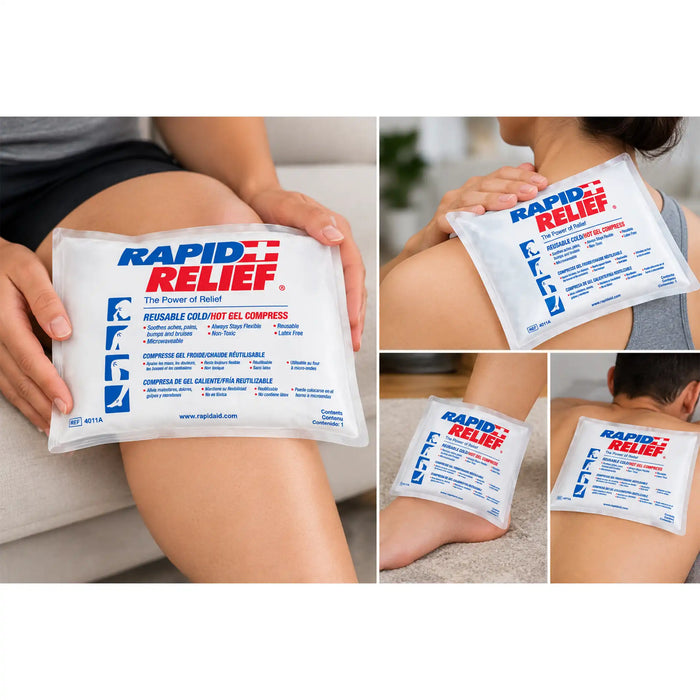 Rapid Relief Reusable Cold Hot Gel Compress