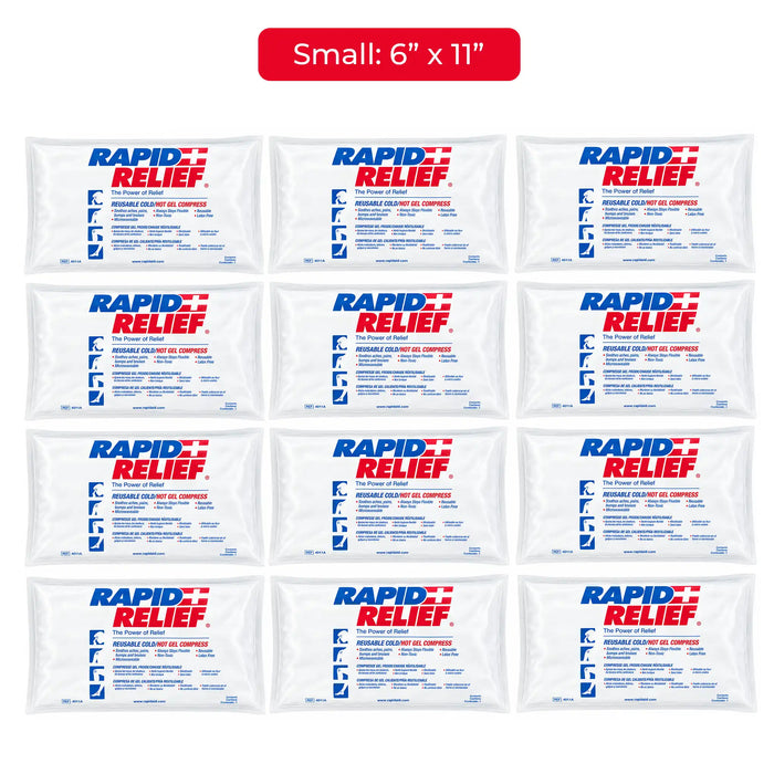 Rapid Relief Reusable Cold Hot Gel Compress