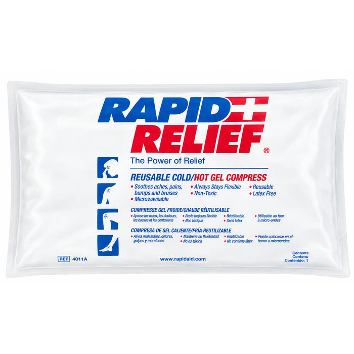 Rapid Relief Reusable Cold Hot Gel Compress