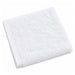 One piece of Standard face towels in white color made with 100% Terry cotton