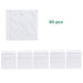 60 piece of Standard face towels in white color 13 inch by 13 inch made with 100% Terry cotton