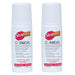 Two bottles of Stopain Clinical roll-on gel on a white background