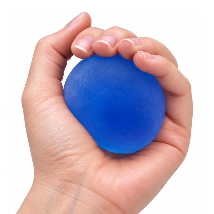 TheraBand hand exerciser round 2 inch heavy in blue color