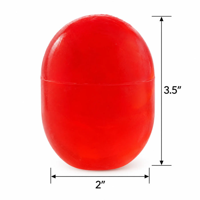 Dimentions of TheraBand hand exerciser extra large 2inch by 3.5 inch 