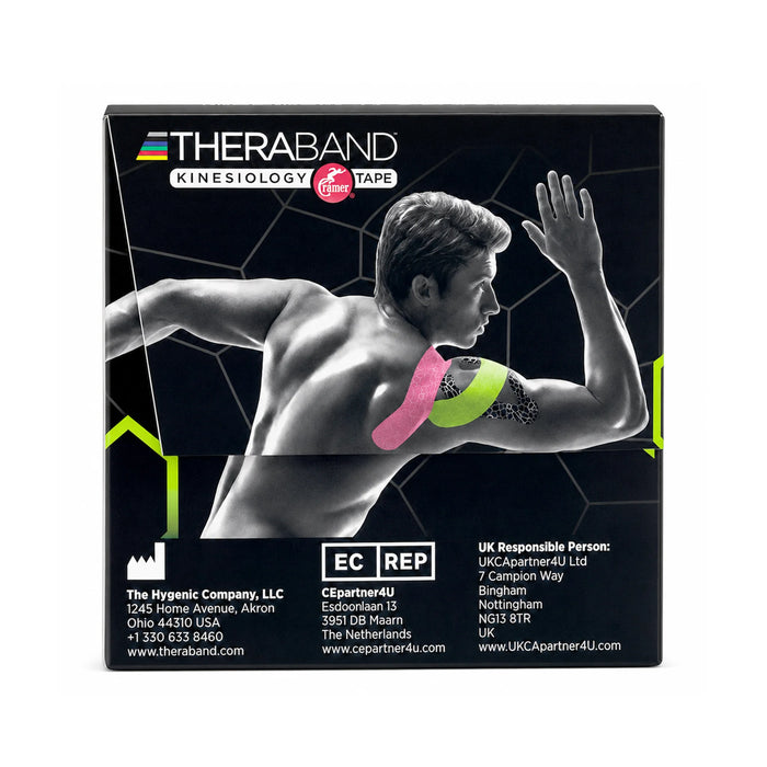 TheraBand Kinesiology Tape box with 2 in x 16.4 ft continuous roll
