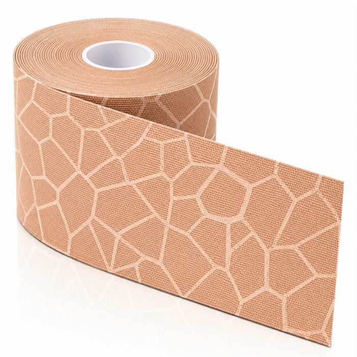 Beige TheraBand Kinesiology Tape 2 in x 16.4 ft continuous roll