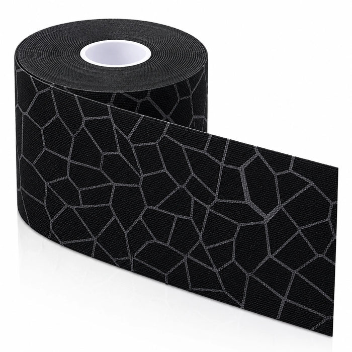 Black TheraBand Kinesiology Tape 2 in x 16.4 ft continuous roll