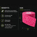 TheraBand Kinesiology Tape features pain relief, XactStretch indicators and non-latex cotton spandex material