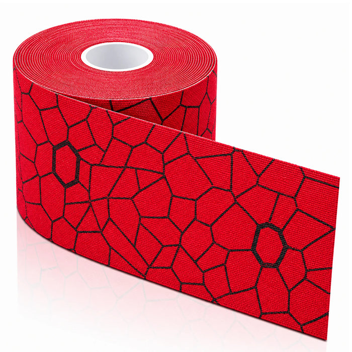 Red TheraBand Kinesiology Tape 2 in x 16.4 ft continuous roll