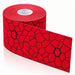 Red TheraBand Kinesiology Tape 2 in x 16.4 ft continuous roll