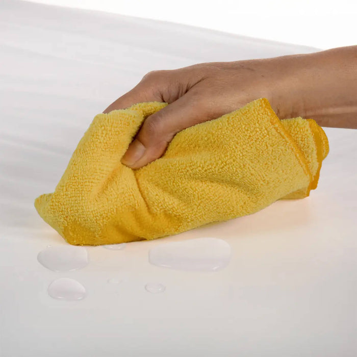 It's easy to clean and disinfect the Earthlite Vir-Avoid Protective Face Rest Cover