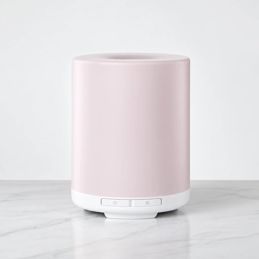 Voyage Ultrasonic Aroma Diffuser with portable USB power in soft pink