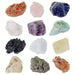 12pc Chakra Crystals shown individual 