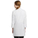 Modern Lab Coat with Front Zipper back of lab coat