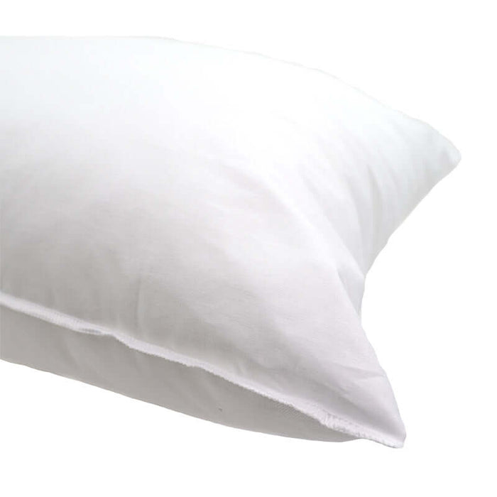 20 oz Dacron Filled Pillows 20 x 26 inches corner detail