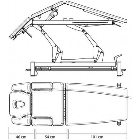 Montane Andes - 7 Section Table section dimensions