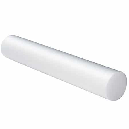 White Foam Rollers long round