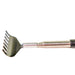 Claw end of the Stainless Steel Back Scratcher