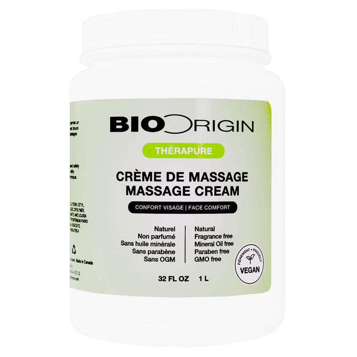 BioOrigin Face Comfort Vegan Massage Cream 1 lt jar