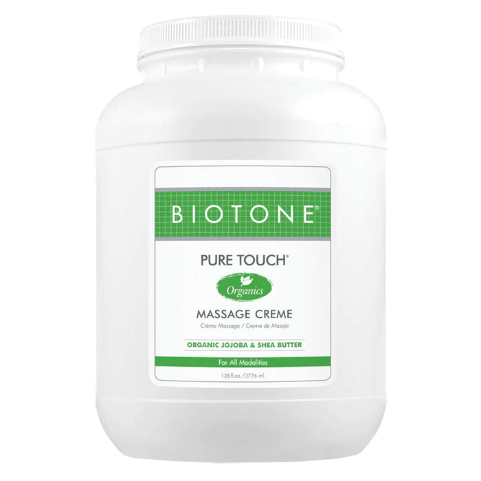 Biotone Pure Touch Organic Massage Creme 128 oz