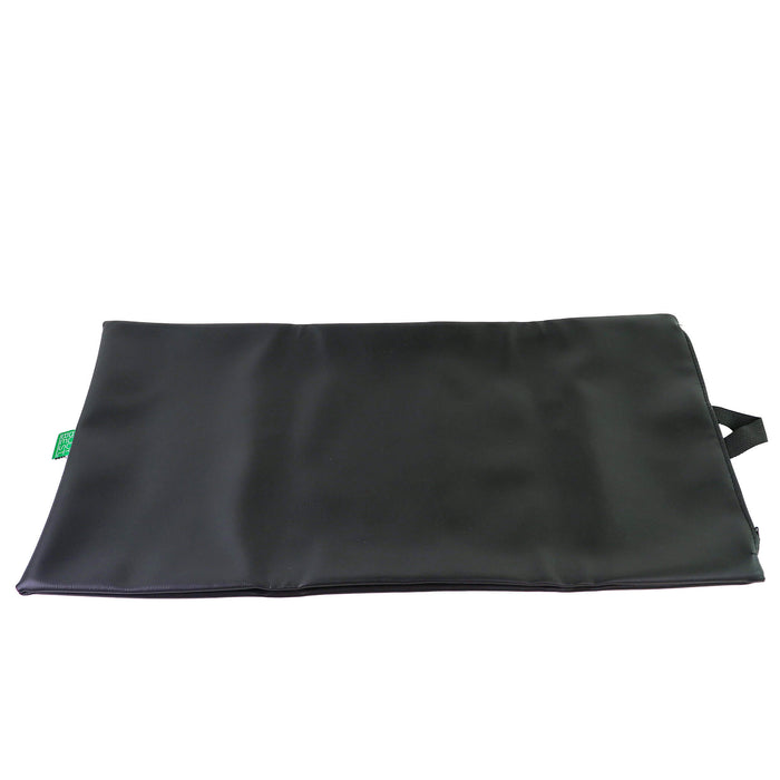 BodyBest Vinyl Protective Heating Pad Cover Black lying flat
