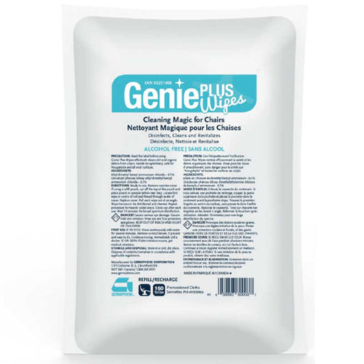 Germiphene Genie Plus Wipes Refill Pouch fits in canister