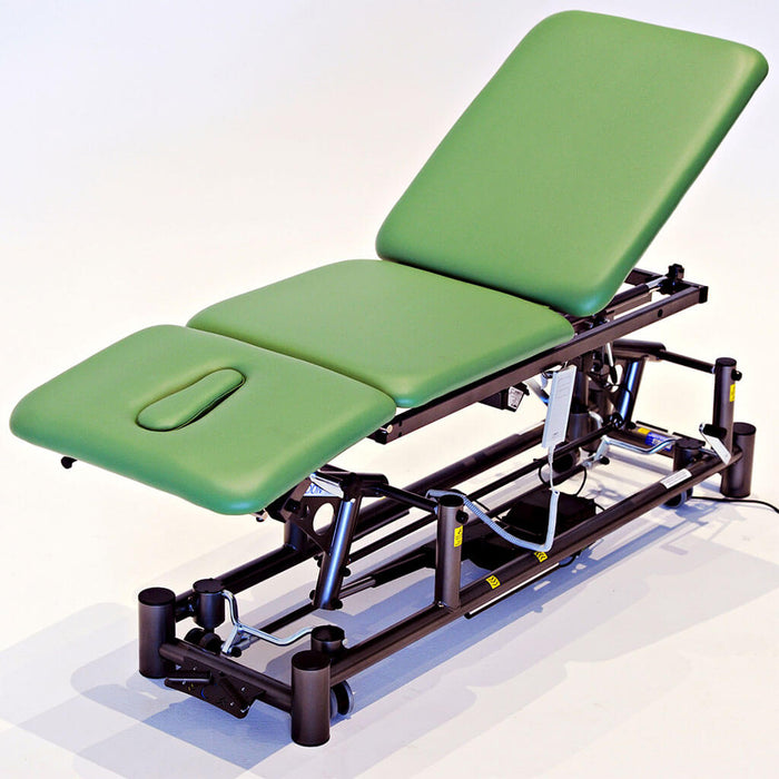 Cardon Manual Physical Therapy 3 -Section Treatment Table (MPT) tilt up green