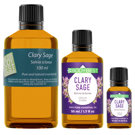 Essential Oil Clary Sage 3 available sizes