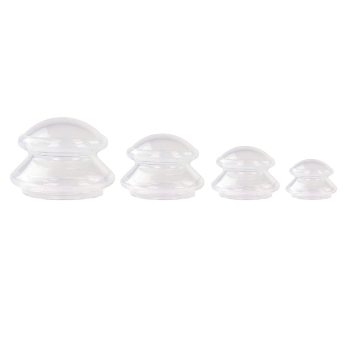 CryoDerm Silicone Cupping Set 4PC 4 sizes