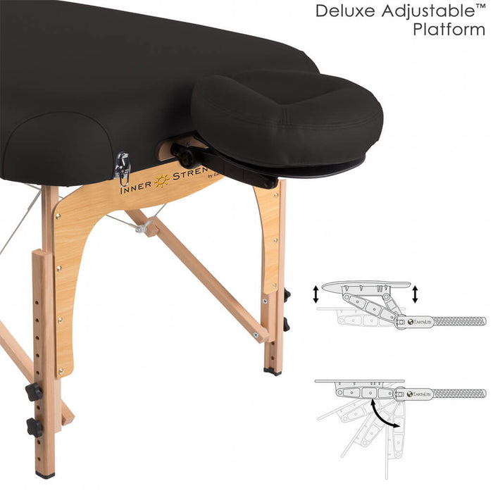 Earthlite Inner Strength E2 Portable Massage Table Package Adjustable Headrest