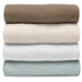 Organic Cotton Bath Towels 30x58" four colours stacked