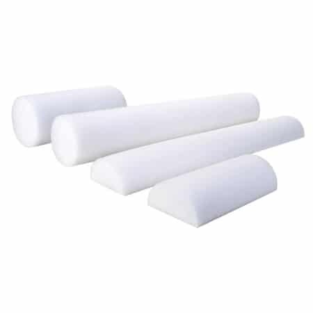 White Foam Rollers all sizes