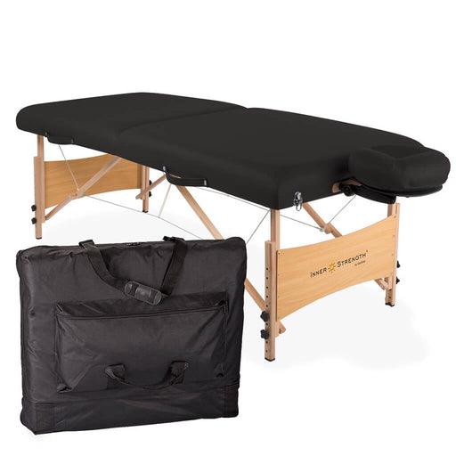 Inner Strength Element Portable Massage Table Package Black