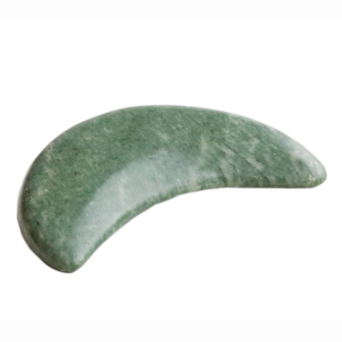 Jade Crescent Moon Massage Stone